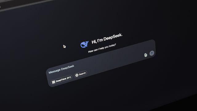 AI assistant interface on a screen
