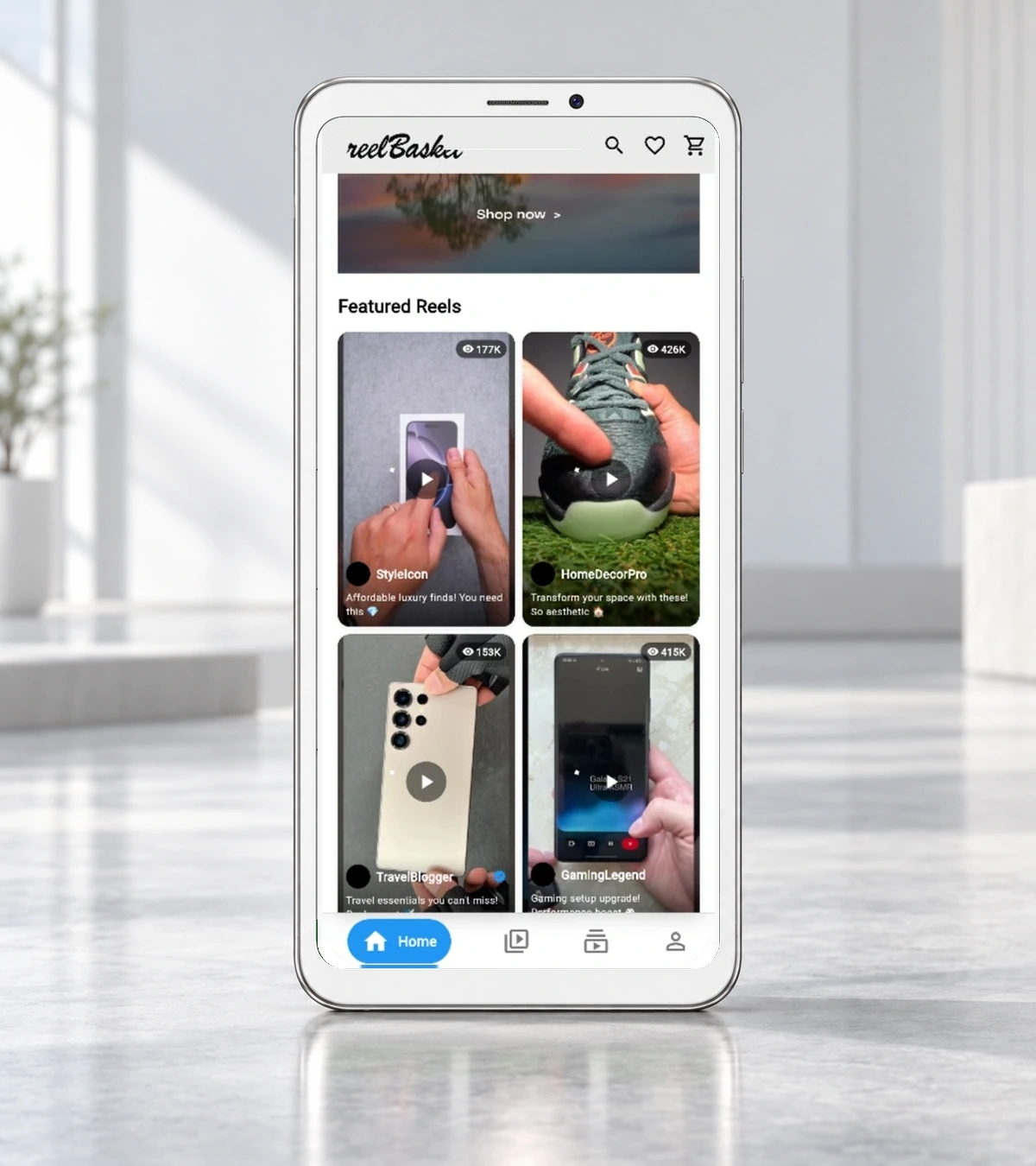 feedPulse Home screen